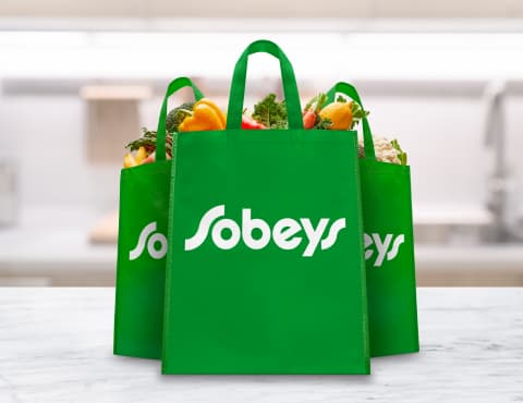 An image a sobeys bag